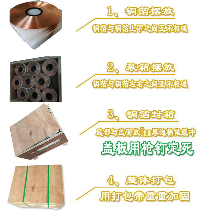 防靜電導(dǎo)電銅條包裝